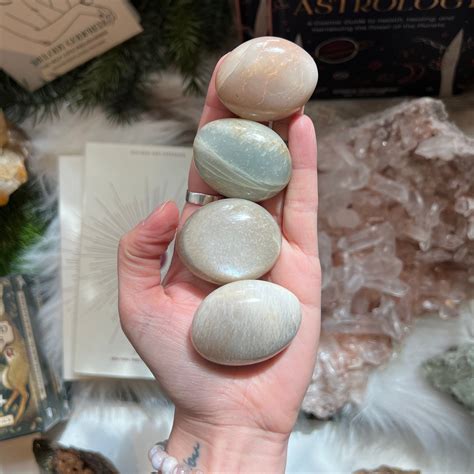 Moonstone Palm Stone: 5,000+ Years of Mystical Healing