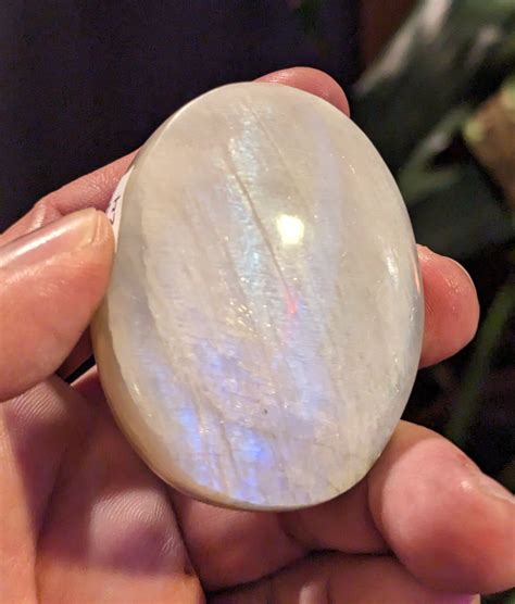 Moonstone Palm Stone: A Guiding Light for Healing, Intuition, and Transformation