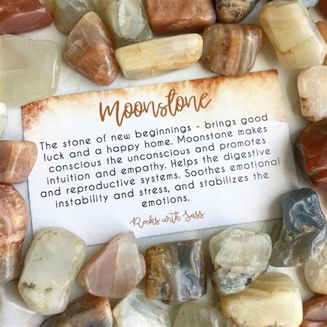 Moonstone Tumbled: A Stone of Emotions, Intuition, and Luck