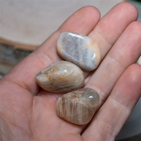 Moonstone Tumbled: Shimmering Stones of Serene Grace and Intuition