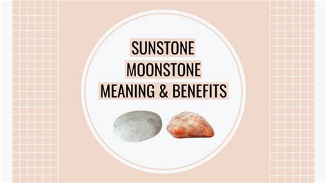 Moonstone and Sunstone: A Celestial Symphony of Healing and Empowerment