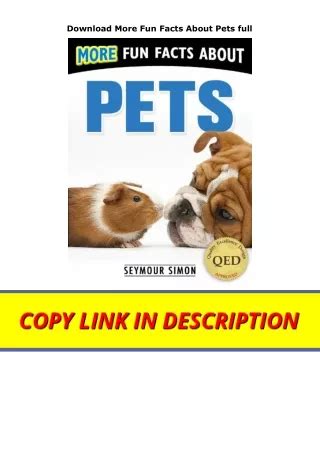 More Fun Facts About Pets Kindle Editon