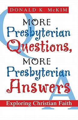 More Presbyterian Questions Doc