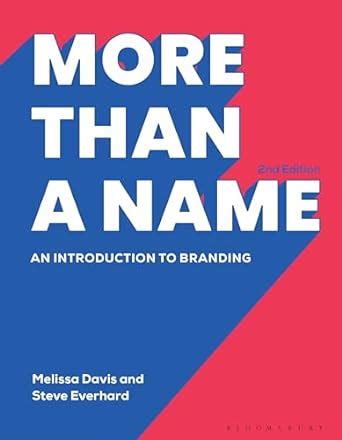 More Than a Name An Introduction to Branding Reader