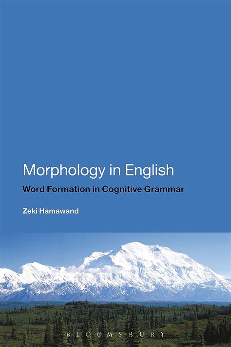 Morphology in English: Word Formation in Cognitive Grammar Ebook Kindle Editon