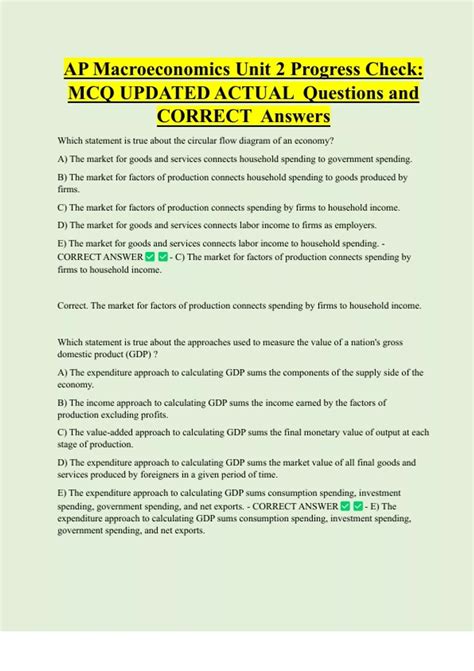 Morton Ap Macroeconomics Workbook Unit 2 Answers Reader