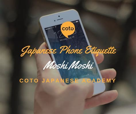 Moshi Moshi: Unlocking Japanese Etiquette and Communication