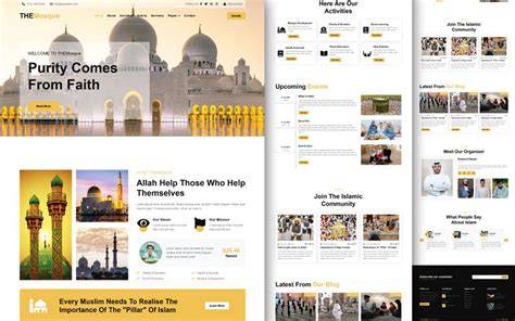 Mosque Website Template