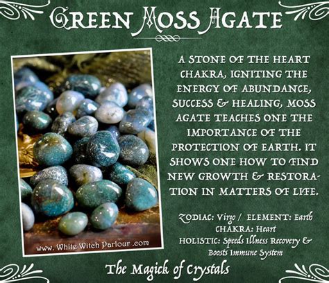 Moss Agate: A Stone of Growth and Abundance