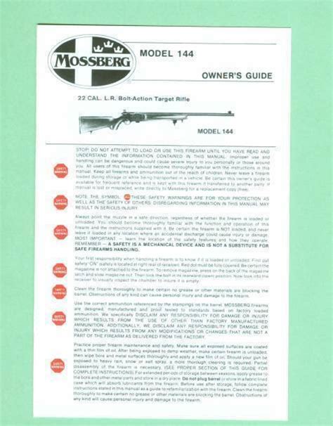 Mossberg 1000 Owners Manual Ebook Doc