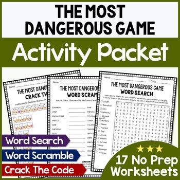 Most Dangerous Game Packet Answers PDF