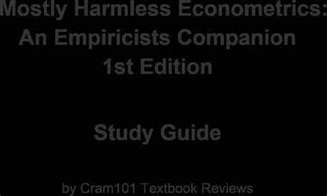 Mostly Harmless Econometrics Empiricists Companion Kindle Editon