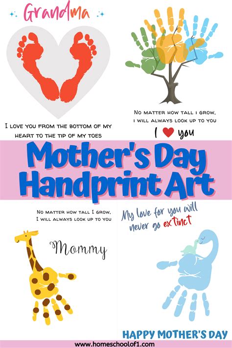 Mother's Day Handprint Printables