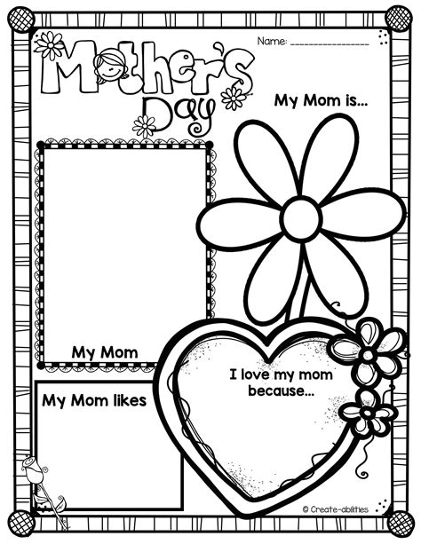 Mother's Day Printable Activities