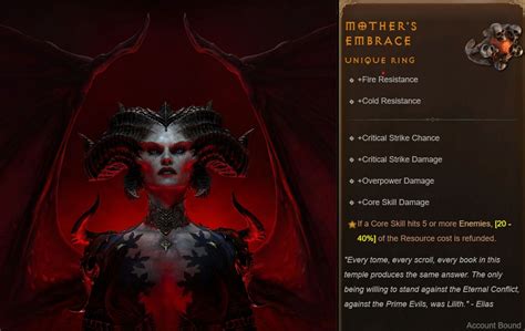 Mother's Embrace Diablo 4: A Divine Relic in the Realm of Sanctuary