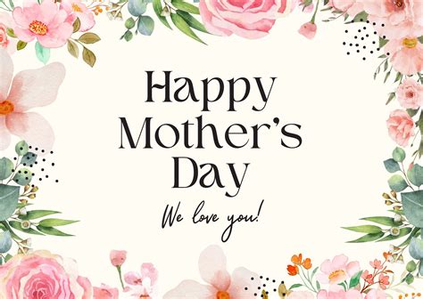 Mothers Day Template Free Download