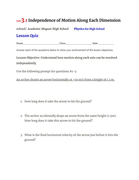 Motion In Two Dimension Quiz Answers Holt PDF