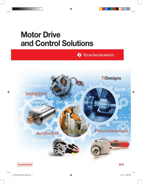 Motor Drive And Control Solutions Texas Instruments PDF