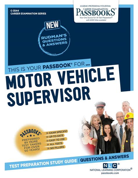 Motor Vehicle SupervisorPassbooks Career Examination Series Doc