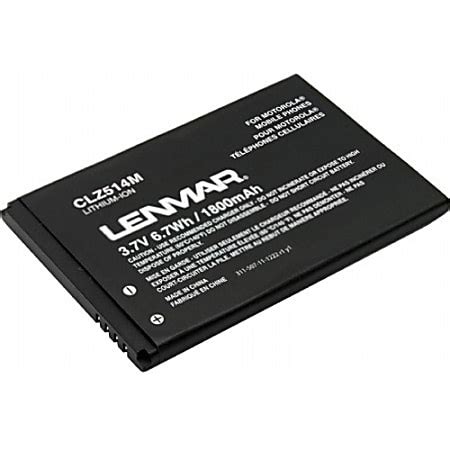 Motorola Global Replacement Battery Lenmar PDF