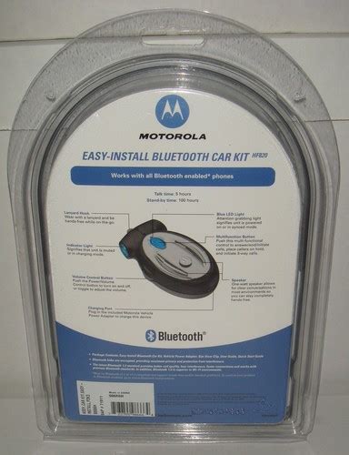 Motorola HF820 Easy Install Bluetooth Packaging PDF