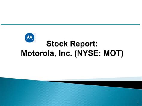 Motorola Inc Stock: A Detailed Guide to MSI's Performance and Future Prospects