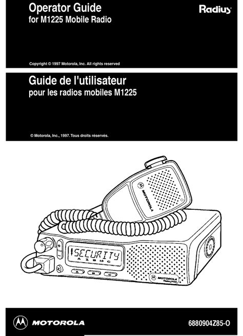 Motorola Radius M1225 Manual Ebook Epub