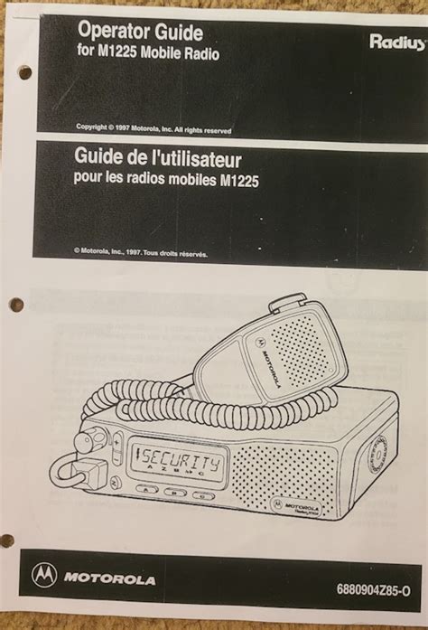 Motorola Radius M1225 Manual Ebook Epub