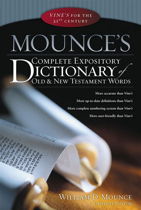 Mounce s Complete Expository Dictionary of Old and New Testament Words Kindle Editon