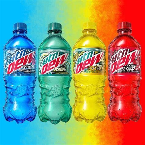 Mountain Dew: A Rainbow of Flavors to Quench Your Thirst