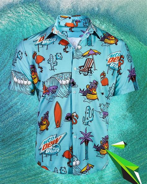 Mountain Dew Baja Blast Shirt: A Refreshing Fashion Statement for Summer