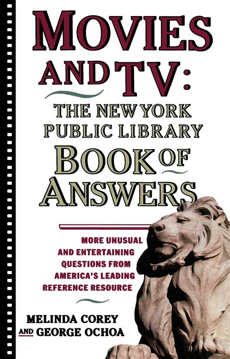 Movies and TV: The New York Public Library Book of Answers Epub