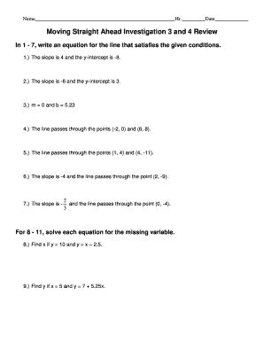 Moving Straight Ahead Investigation 4 Ace Answers PDF