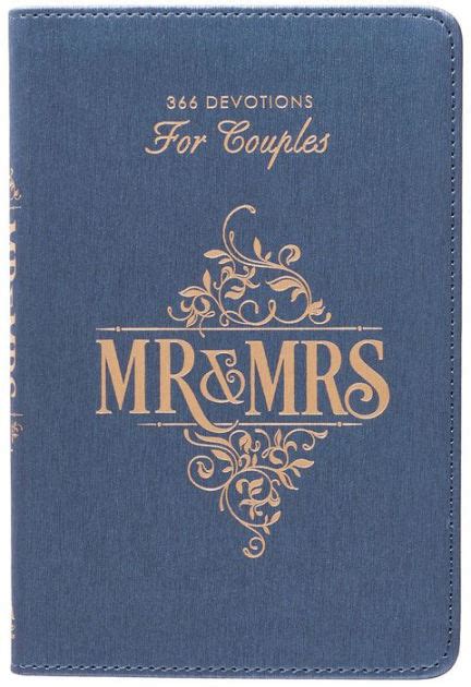 Mr and Mrs Devotions For Couples in LuxLeather PDF