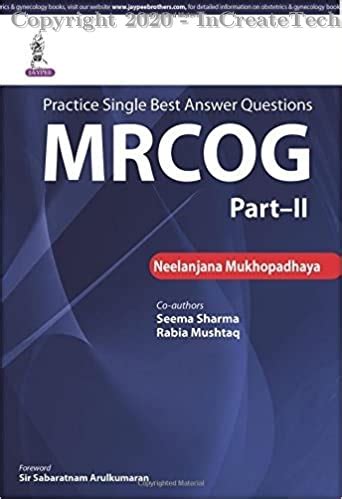 Mrcog Best Answer Epub