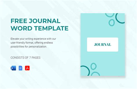 Ms Word Journal Template