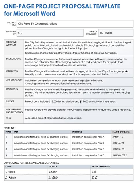 Ms Word Proposal Templates