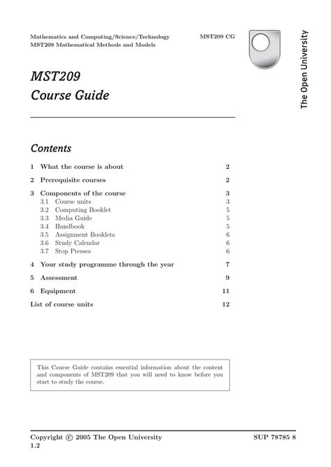 Mst209 2010 Exam Solutions Doc