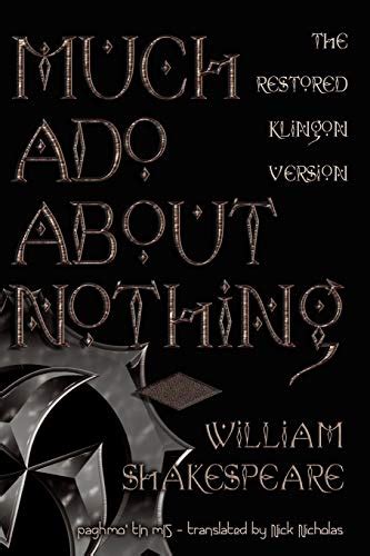 Much Ado About Nothing The Restored Klingon Text Reader