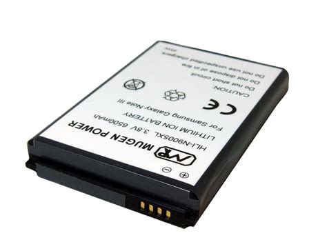 Mugen Power Extended 6500mAh Battery Reader