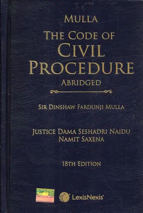 Mulla the Code of Civil Procedure Reader