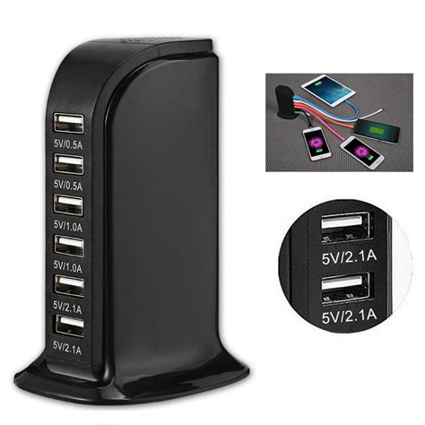 Multi Port USB Charger Smartphones Reader