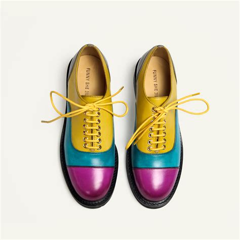 Multicolor Oxford Shoe Designs: Where Art Meets Footwear