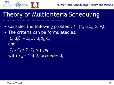 Multicriteria Scheduling Theory Doc