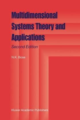 Multidimensional Systems Theory and Applications 2nd Edition PDF
