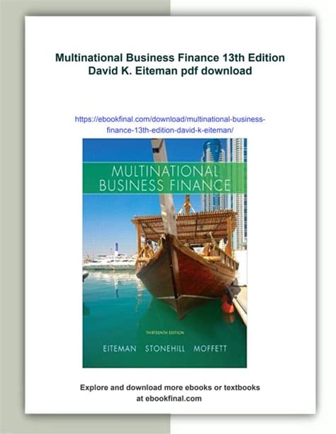 Multinational Business Finance 13th Edition Answer Key Doc