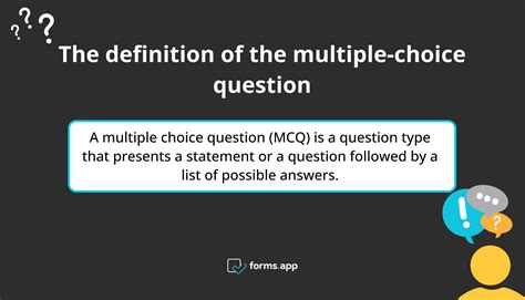 Multiple Choice: