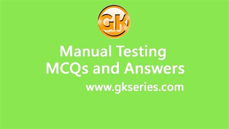 Multiple Choice Manual Testing Question Answer Kindle Editon