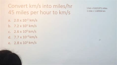 Multiply the km/h value by 0.621371: