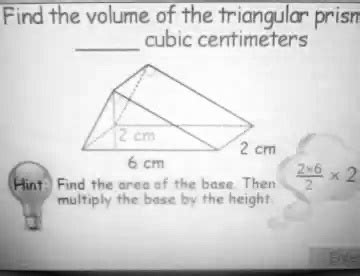 Multiply the volume in cubic centimeters by 0.0000353: